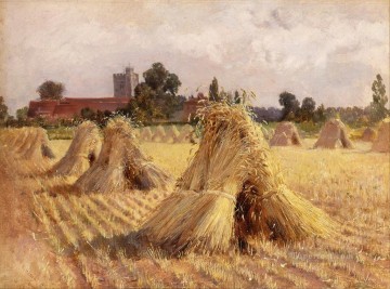 Corn Stooks Heywood Hardy Oil Paintings